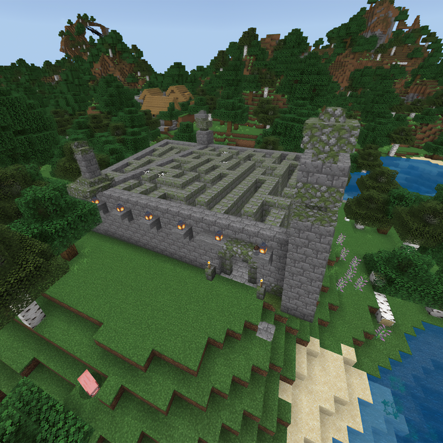 Minecraftで学ぶ様子